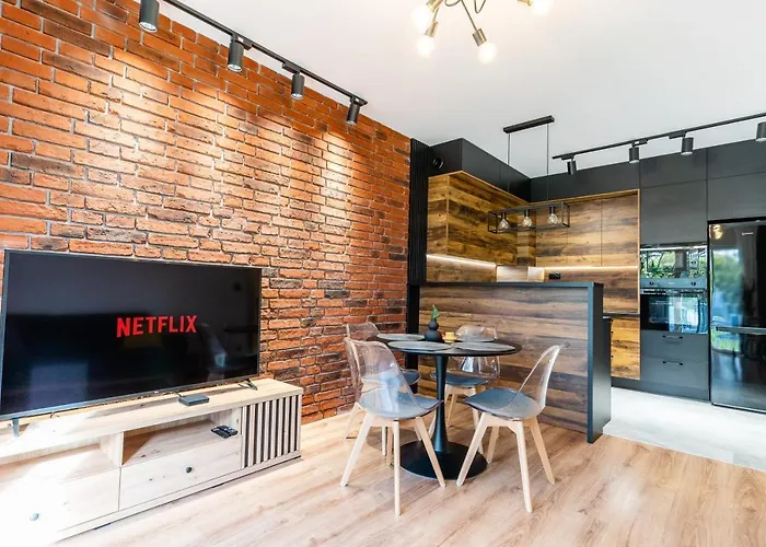 Loft - Loft Nad Rzeka, Centrum, Parking, Winda, Netflix Iława